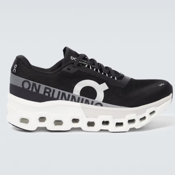 "Black and White On Women's Cloudmonster 2 Running Shoes For Women - Picture 1 of 6